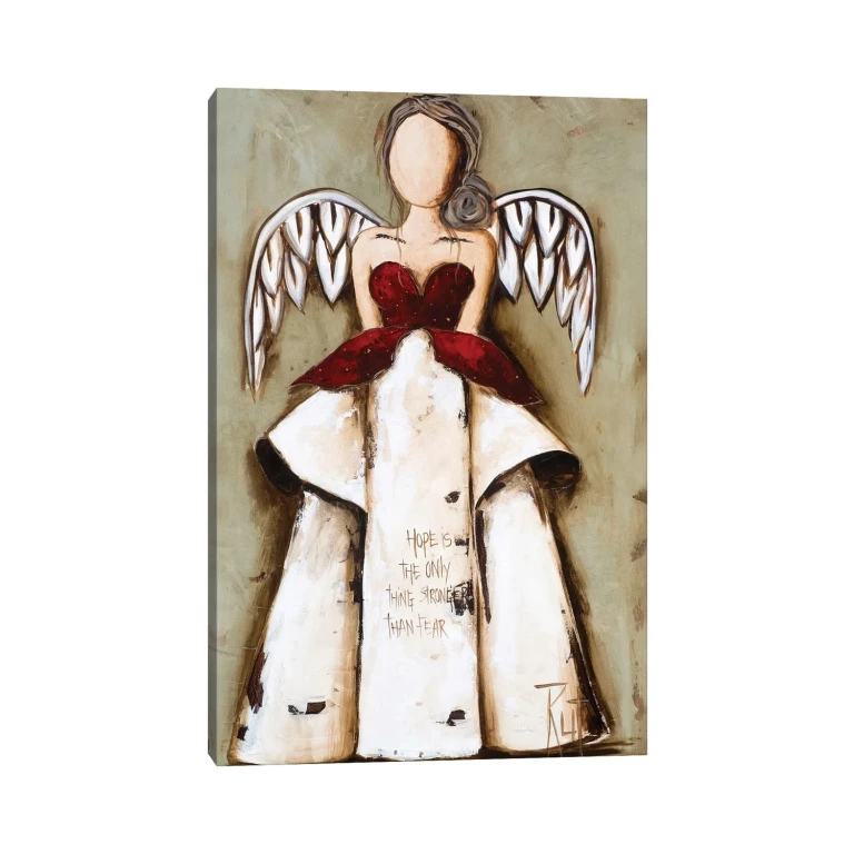 Hope Is The Only Thing by Ruth's Angels - Canvas Gallery Wrap