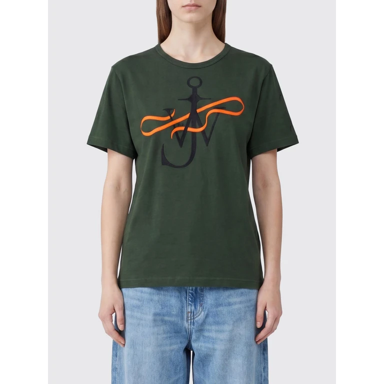 JW ANDERSON T-Shirt Woman color Green (JT0320PG1937500)