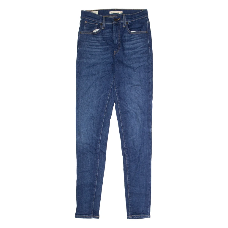 LEVI'S Mile High Super Womens Jeans Blue Regular Skinny W26 L30