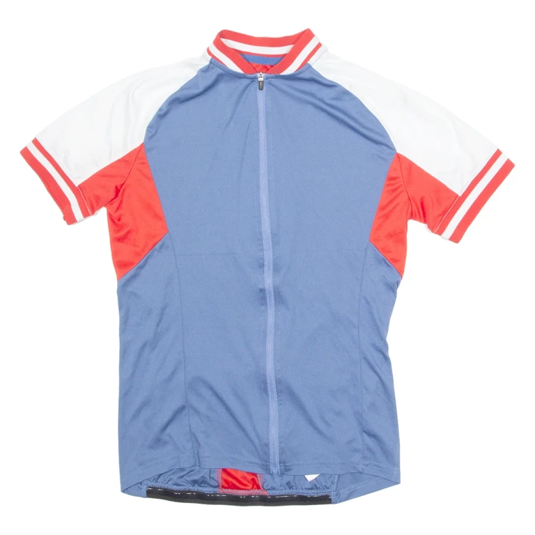 CRANE Cycling Mens Jersey Blue 1/4 Zip S