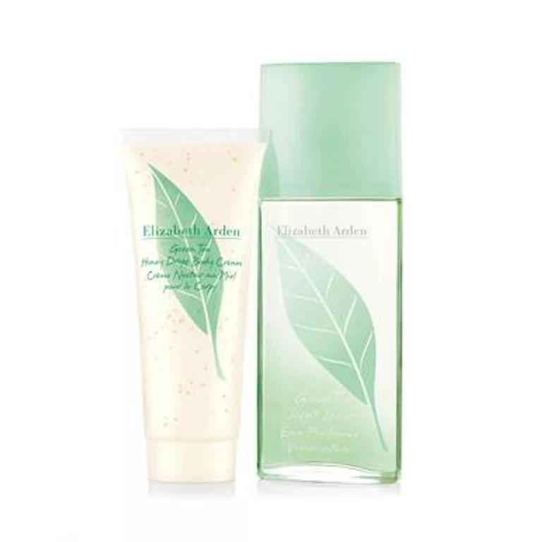 Green Tea 2 Pcs Set For Women: 3.3 Eau Parfumee Spray + 3.3 Body Cream