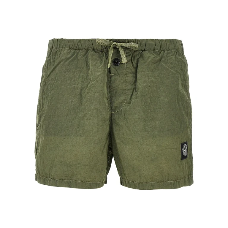 STONE ISLAND Metal Econyl swim shorts Man S