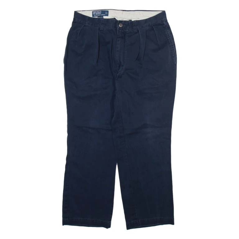 POLO RALPH LAUREN Mens Trousers Blue Regular Straight W29 L21