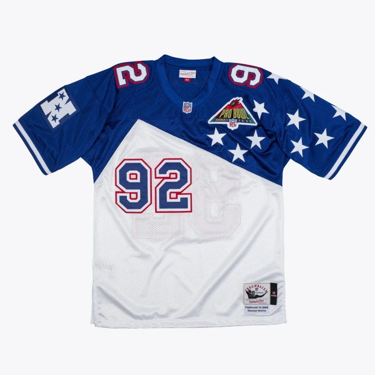 Men's NFL Authentic Jersey Afc 1994-95 Reggie White Jerseys