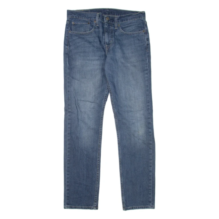 LEVI'S 511 Jeans Mens Blue Slim Straight Stone Wash W32 L32