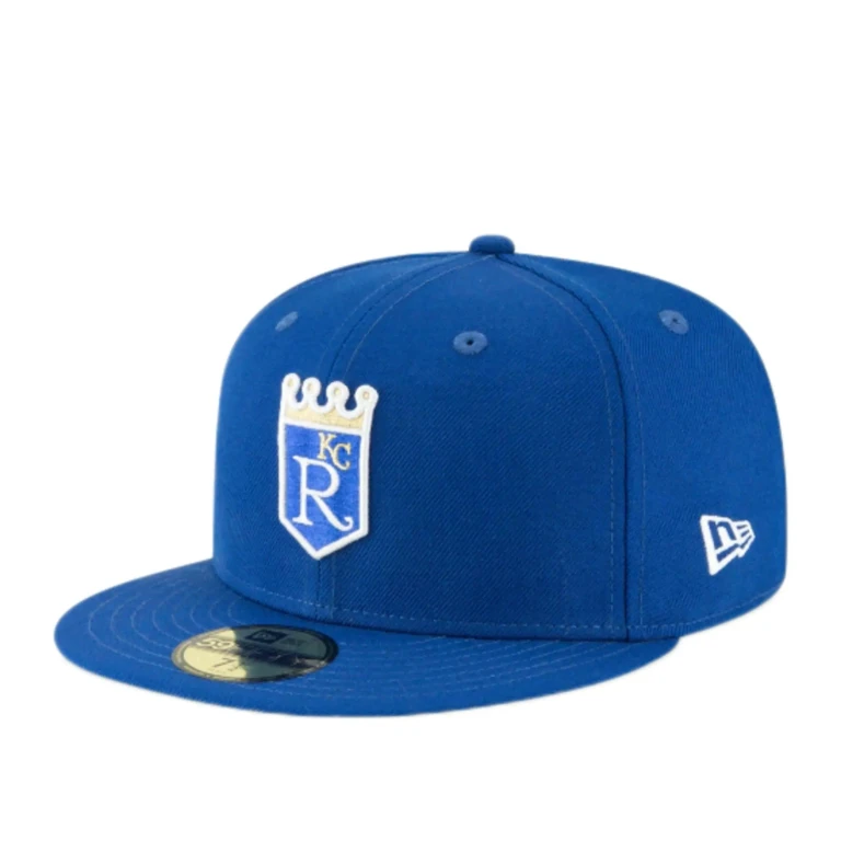 ew Era 59Fifty Kansas City Royals 1971 Cooperstown Men Fitted Hat Royal Blue