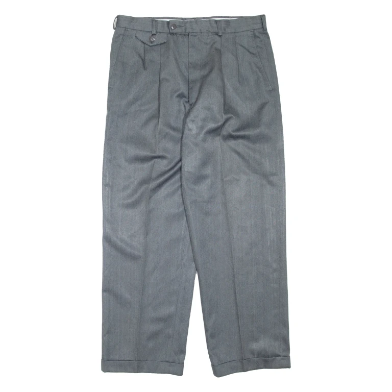 Womens Trousers Grey Regular Tapered W32 L27