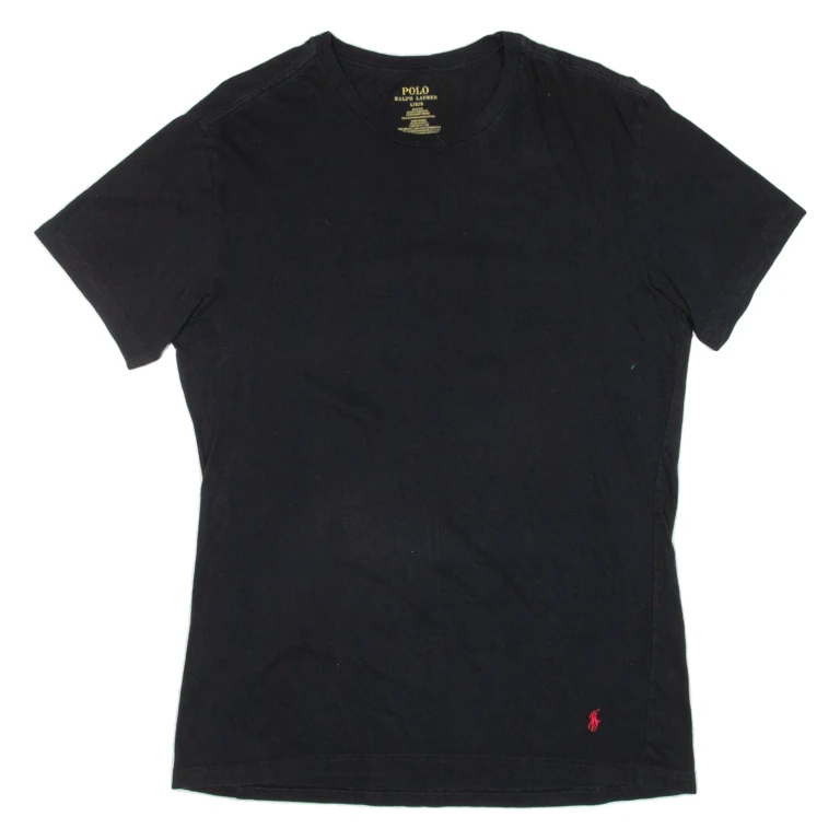 POLO RALPH LAUREN Mens T-Shirt Black L