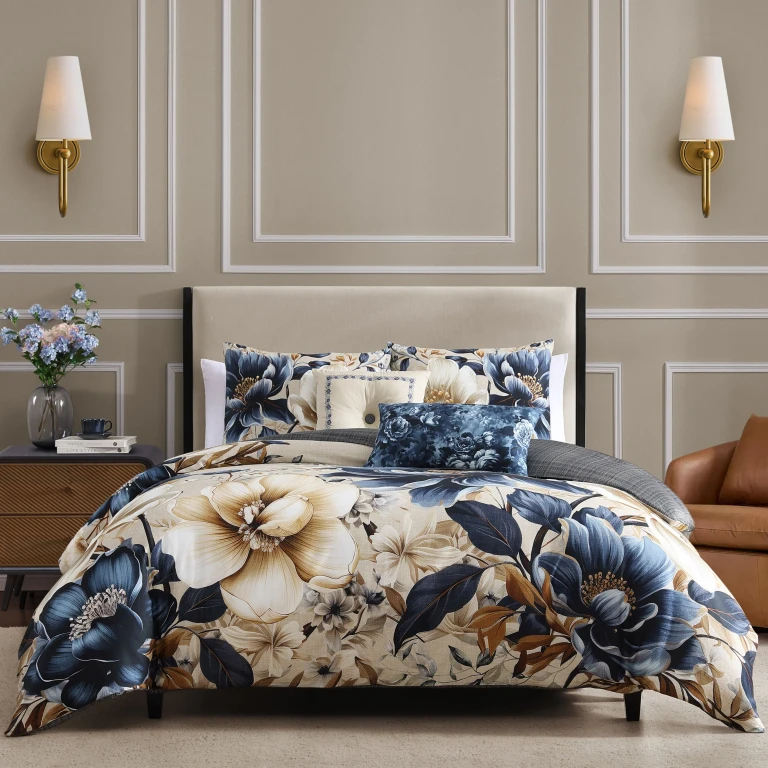English Manor 5 Piece Reversible Comforter Set
