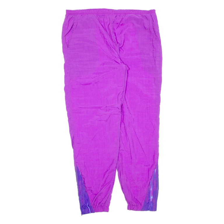 VICTORY TEAM Lined Womens Track Pants Purple Tapered L W38 L32