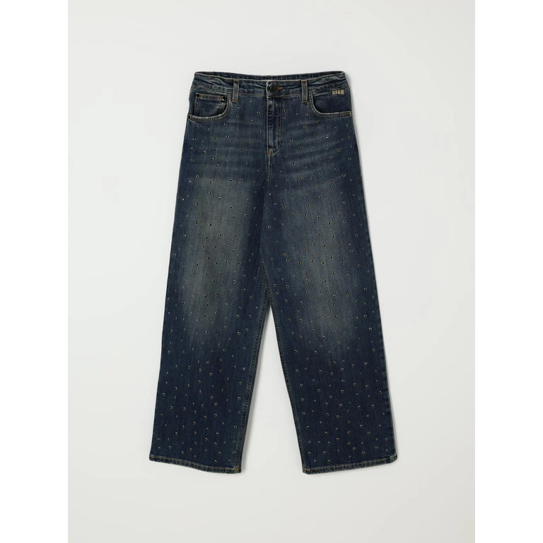 MSGM KIDS Jeans Kids color Blue (F5MSJGDP031126)