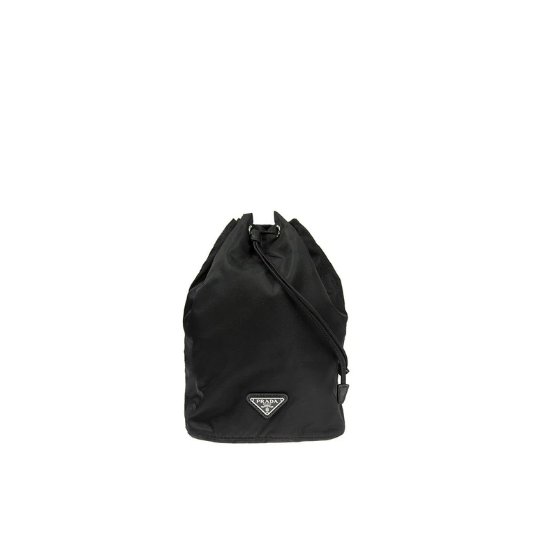 Prada Black Nylon Handbag Bag - Women (PR-8993589133524)