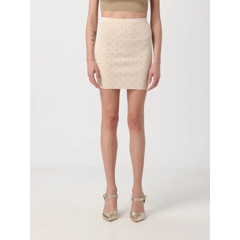 ELISABETTA FRANCHI Skirt Woman color Yellow Cream (GK90B193)