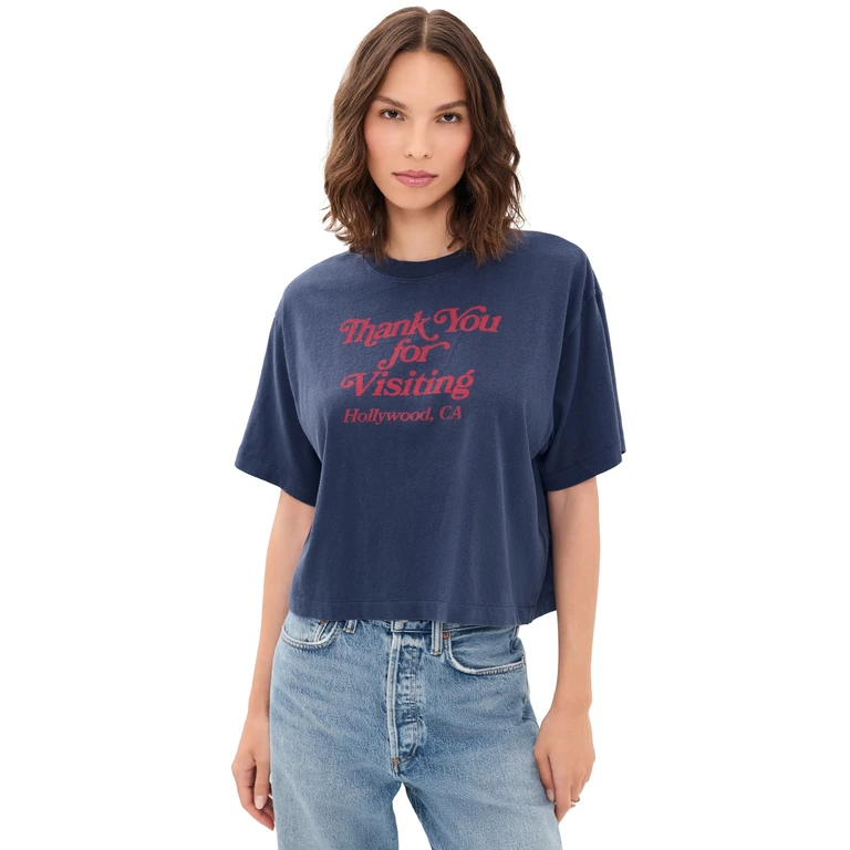Madewell Boxy Tee Eyelet White L