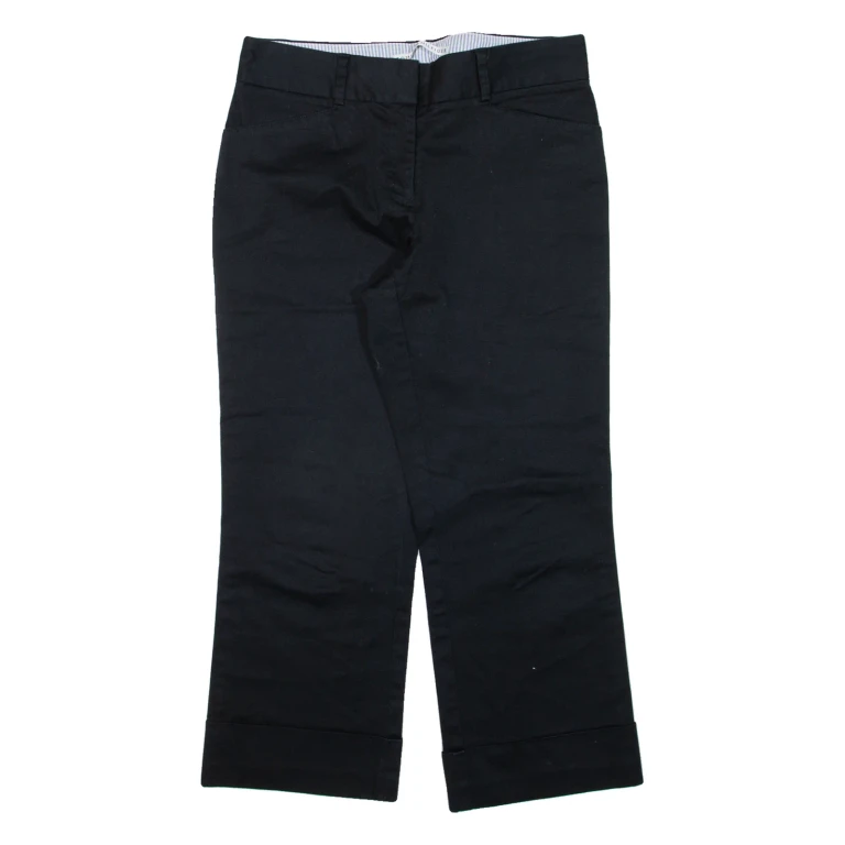 TOMMY HILFIGER Womens Trousers Black Regular Straight W30 L23