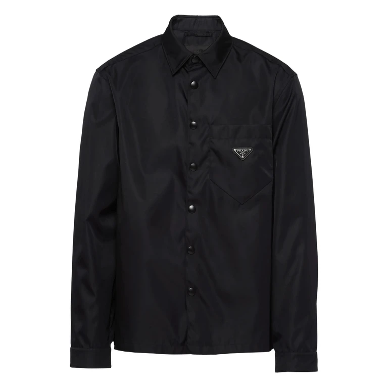 Re-Nylon Point-collar Shirt