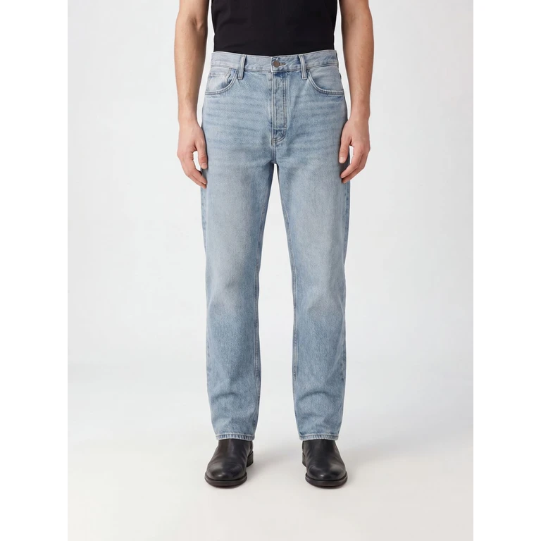 Mid-Rise Straight Cotton Denim Jeans (130SP264111FCB)