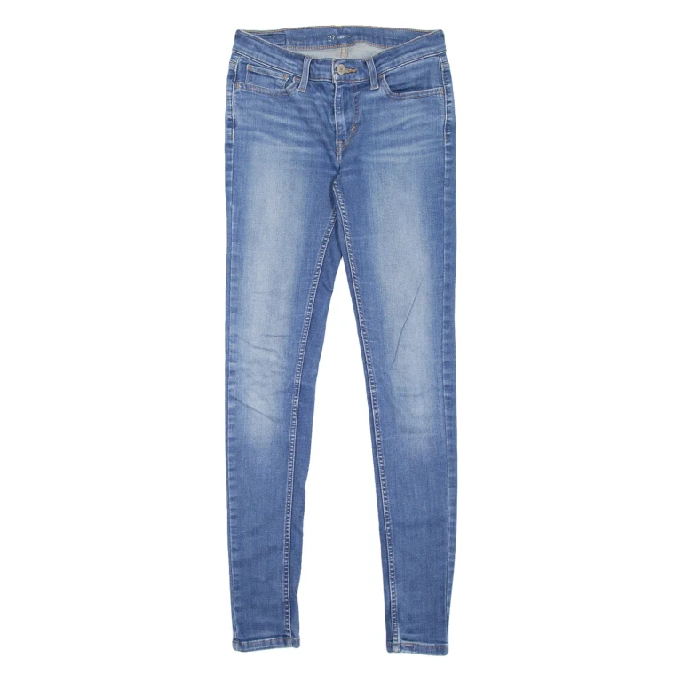 LEVI'S Womens Jeans Blue Slim Skinny Stone Wash W27 L30
