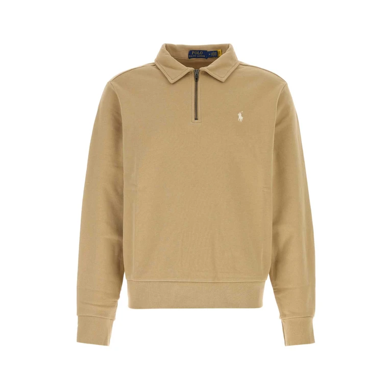 Polo Ralph Lauren Cream Cotton Polo Shirt Clubhousecream Exterior: Felpe - Men