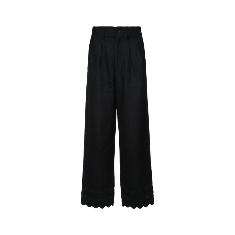 Bode Pantalone Black Pantaloni - Women
