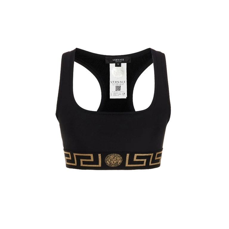 Black Polyamide Sport Bra Clothing - Women