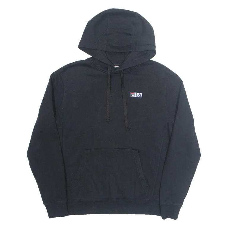 FILA Mens Black Hoodie S