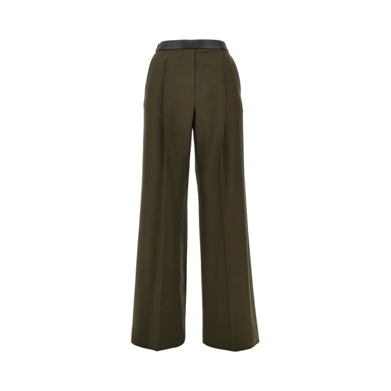 LOEWE Wollhose mit Abnähern für Damen