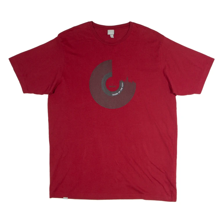 BENCH Sound Of The City Mens T-Shirt Red Crew Neck 2XL