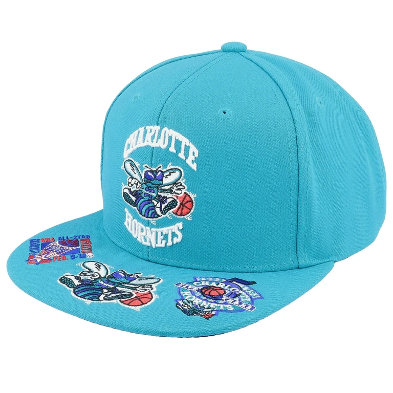 Men's NBA Front Face Snapback Hwc Hornets Snapback Caps