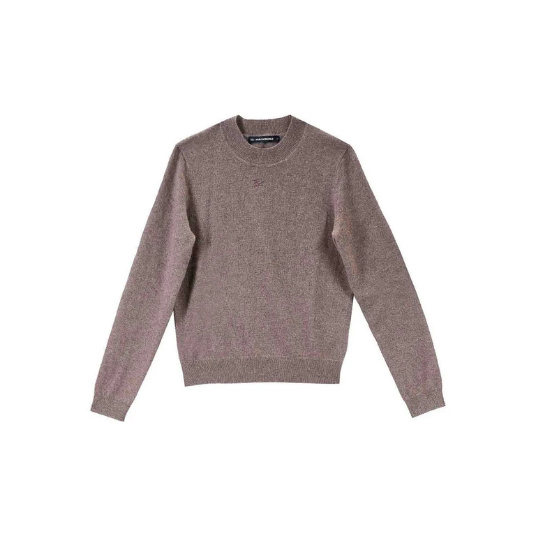 Pull Col Rond - Beige (246W2013190)
