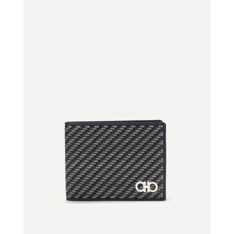 FERRAGAMO Lattice Wallet Male UNI