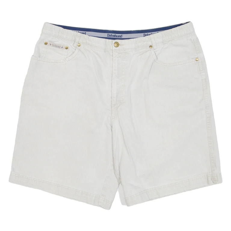 Womens Denim Shorts Beige XL W38