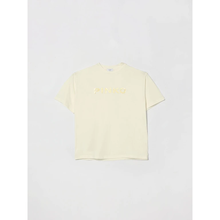 Girl's Cotton T-shirt with Contrast Logo Print (KFTS0430JE0171071)
