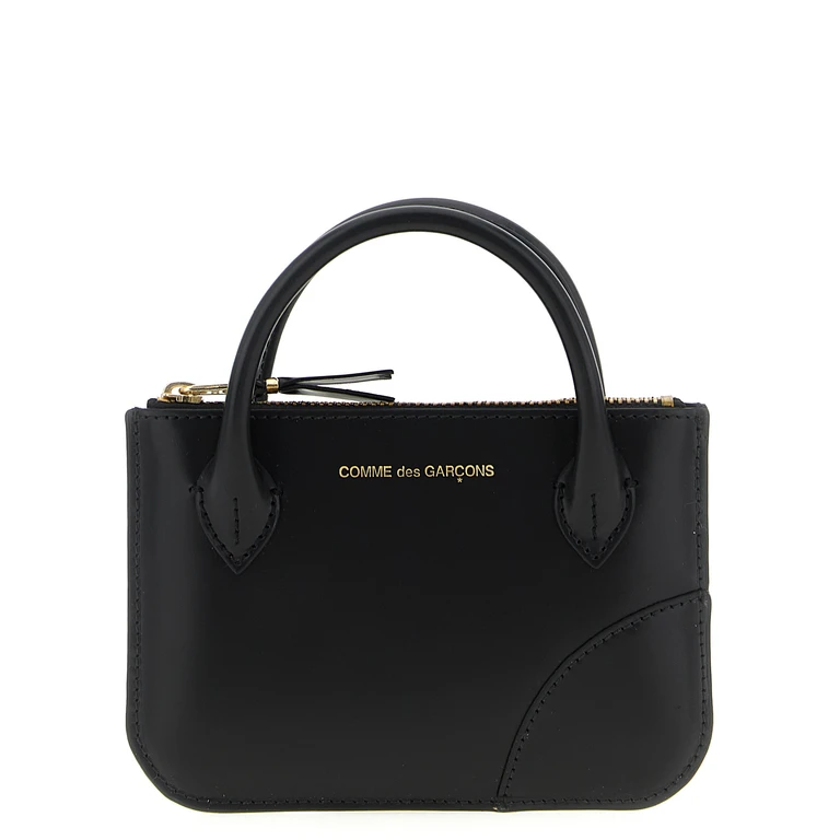 Comme des Garçons Black Cowhide Cardholder Accessory - Unisex