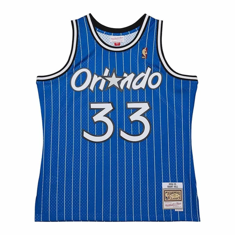 Men's NBA Blue Alternate Jersey Magic 2004 Grant Hill