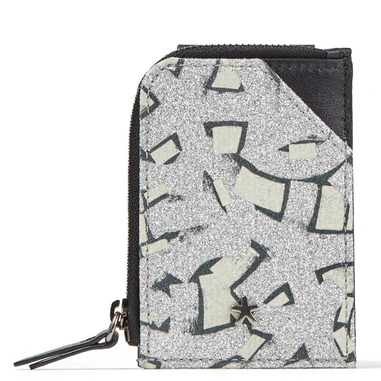 Artwork Glitter Fabric JC Cardholder