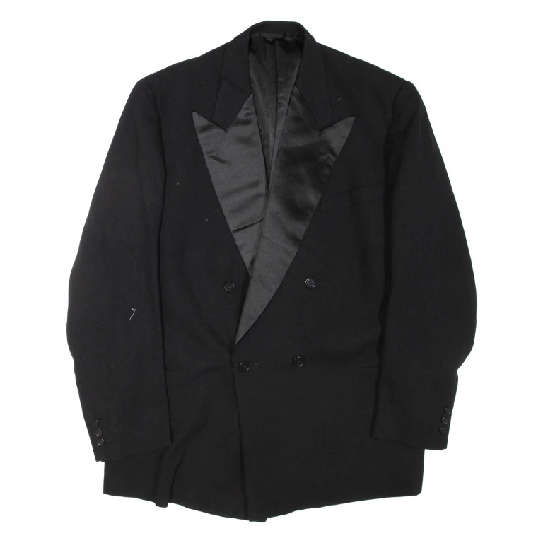 Mens Blazer Jacket Black M