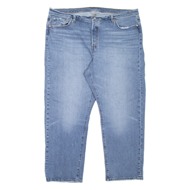 LEVI'S 501 Jeans Womens Blue Regular Straight Stone Wash W43 L28