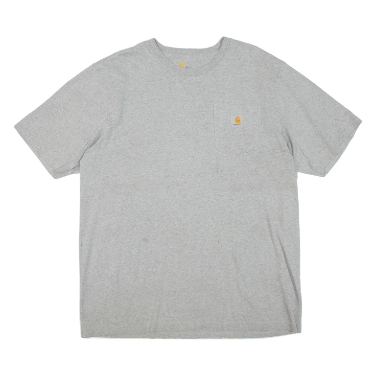 CARHARTT Mens T-Shirt Grey XL