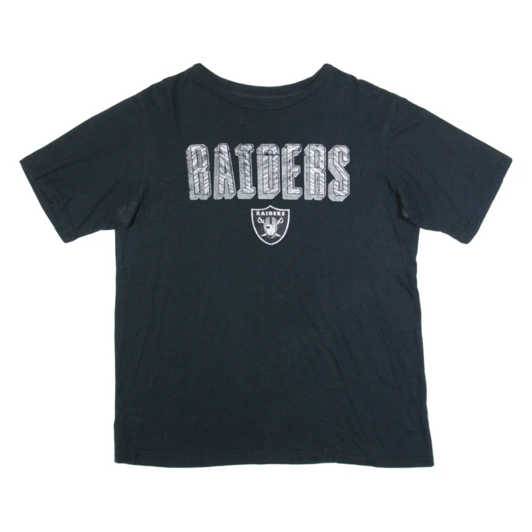 NFL Las Vegas Raiders Mens T-Shirt Black USA M