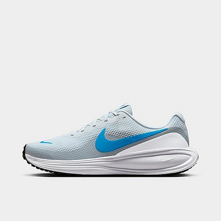 Nike Men's Revolution 8 Running Shoes in Pure Platinum/Wolf Grey/White Size: 7.5