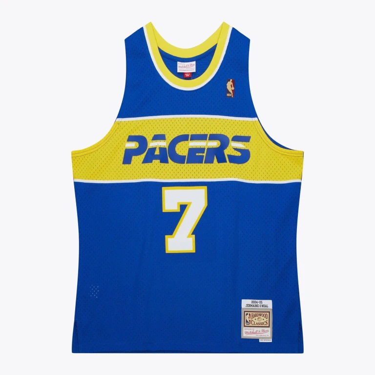 Men's NBA Blue Hwc Jersey Pacers 2004 Jermaine O'Neal