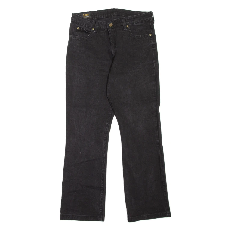 LEE Cameron Womens Jeans Black Regular Bootcut W30 L30