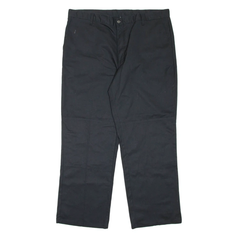 DICKIES Mens Trousers Black Regular Straight W40 L30