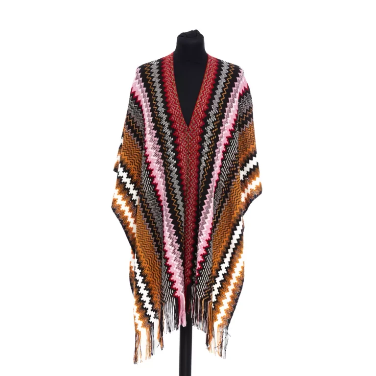 Missoni Multicolor Wool Women Poncho Clothing - Women