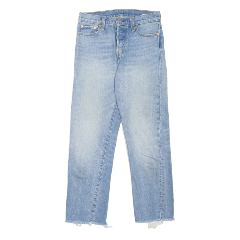 LEVI'S Womens Jeans Blue Regular Tapered Stone Wash W26 L25