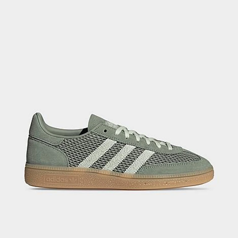 adidas Women's Originals Handball Spezial Casual Shoes in Silver Green/Linen Green/Gum Size: 6.0