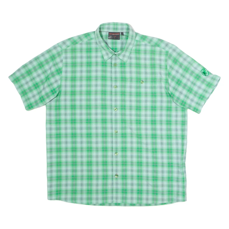 MAMMUT Mens Shirt Green Check M
