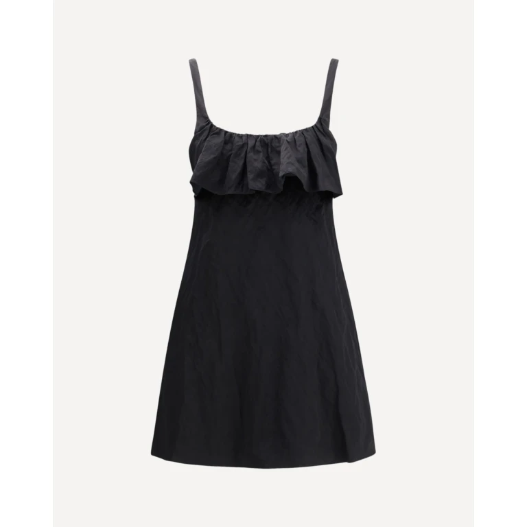 CHLOÉ Mini Dress in washed technical satin Female 38