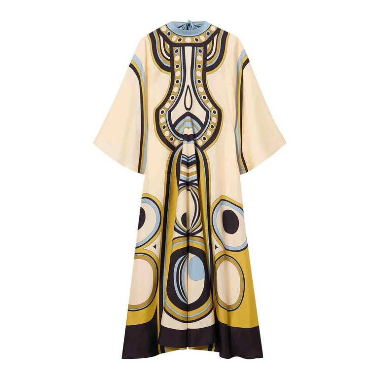 La DoubleJ Maxi Robe - Multicolore (DRE0232SIL006SAC02WH04)